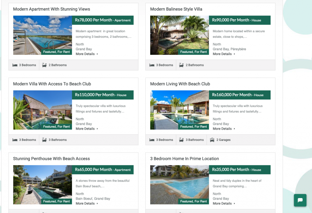 list of property to rent in mauritius